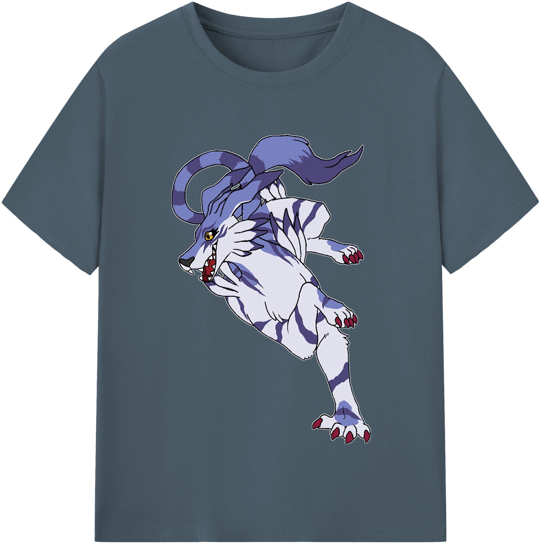 （画像用） Digimon デジタルモンスター/デジモン 綿100％半袖Tシャツ（フロントプリント）